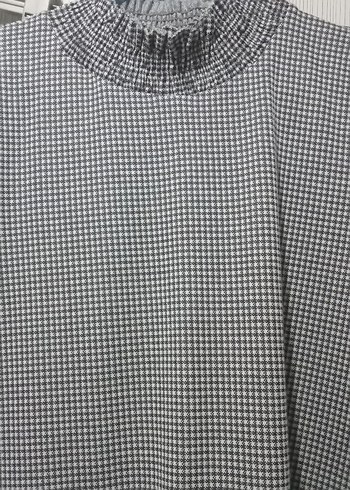 Gri Kısa Kollu Midi Pilili Kadın Elbise - Görsel 2