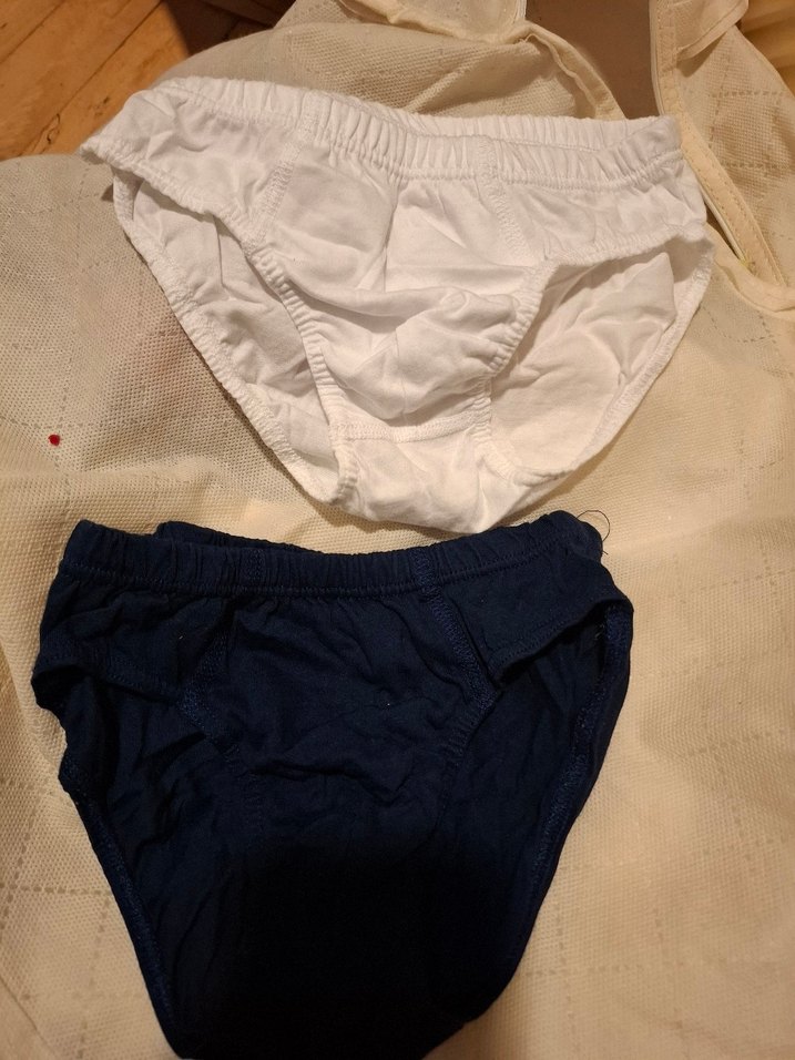 Beyaz ve Lacivert Çocuk Külot Takımı - Görsel 3