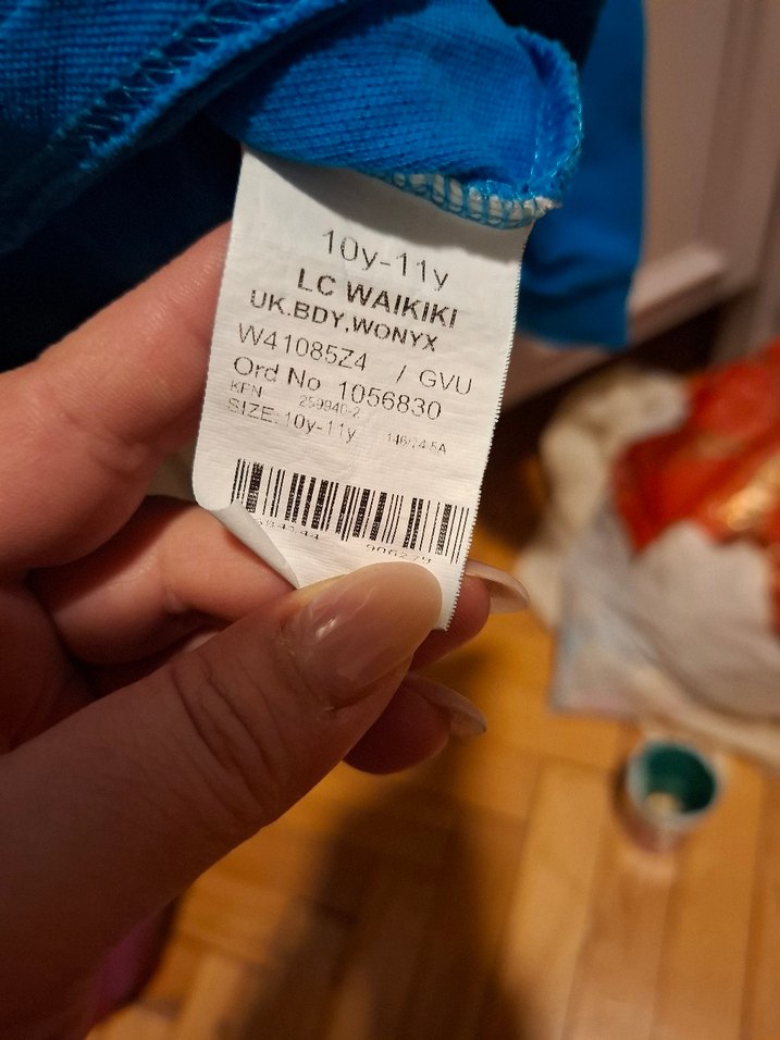 Erkek Mavi Uzun Kollu Polo Yaka Sweatshirt - Görsel 3