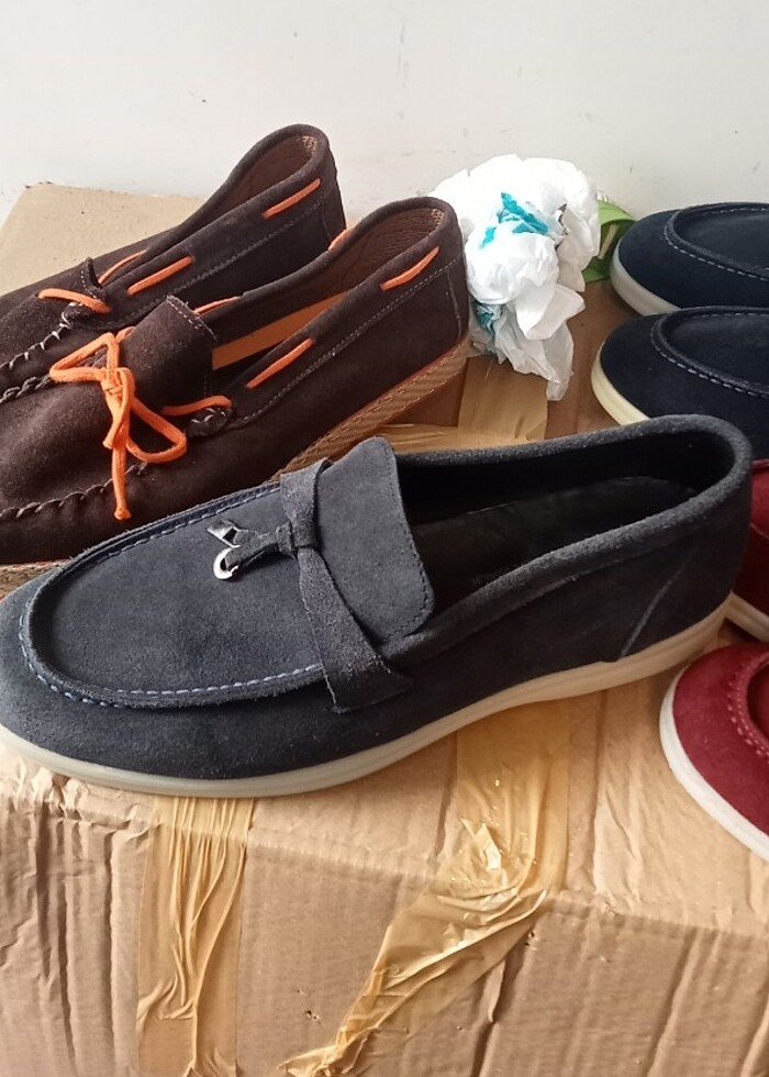 Erkek süet deri ayakkabı  - Görsel 2