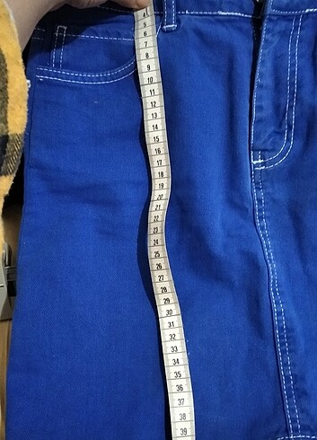 Kısa kot etek - Görsel 5