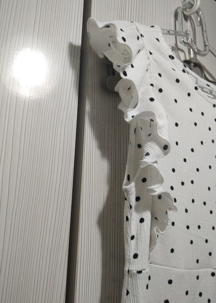 Puantiyeli elbise - Görsel 2