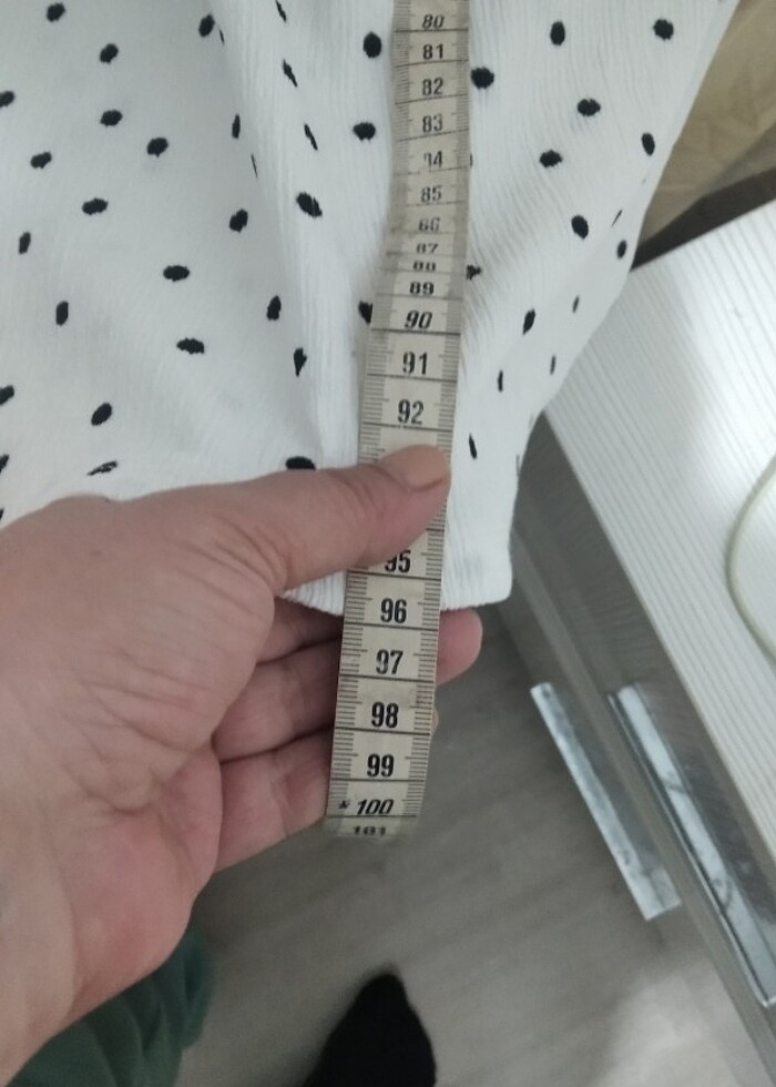 Puantiyeli elbise - Görsel 5