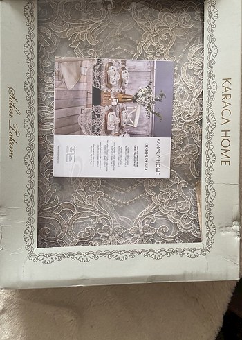 Karaca Home Dolores Bej Dantelli Salon Takımı - Görsel 2
