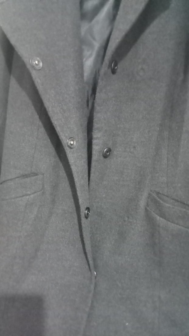 Siyah Düğmeli Kaban - Görsel 2