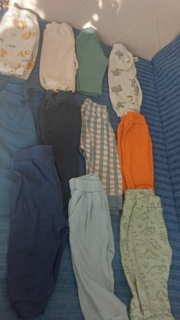 Erkek Çocuk Kahverengi Örme Pijama Altı - Görsel 3