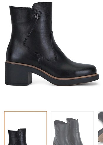 Kahverengi Deri Kadın Topuklu Bot ürün markası TAMER TANCA dır - Görsel 6