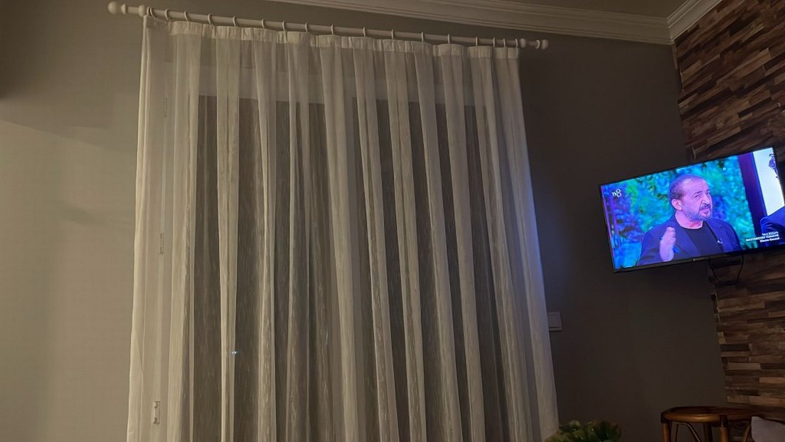 rustik tül perde - Görsel 2