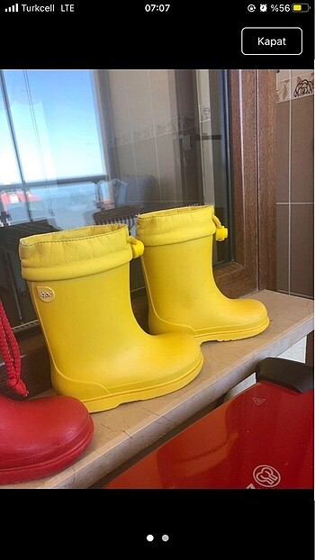 Erkek çocuk ıgor yağmur çizmesi