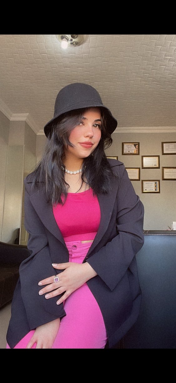 Kemer Detaylı Pembe Salaş Kumaş Pantolon - Görsel 3