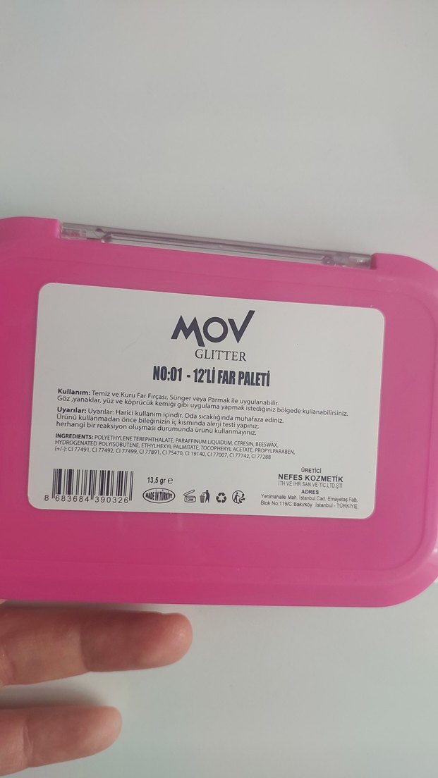 Renkli Parlak Göz Farı Paleti - Görsel 4