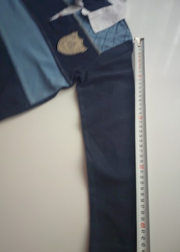 Erkek Çocuk Lacivert Denim Polo Tişört - Görsel 4