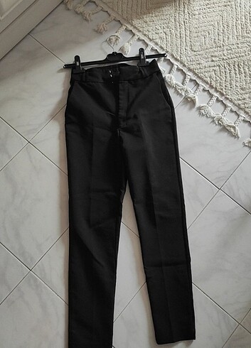 xs Beden Dar paça kumaş pantolon