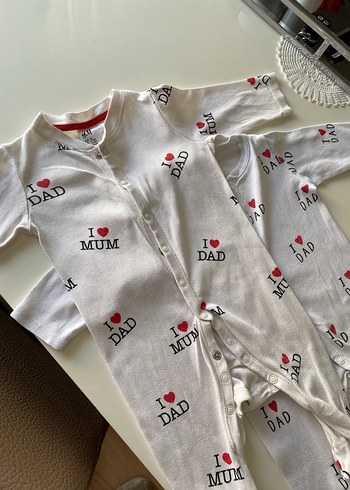 Uzun Kollu Pamuklu Bebek Tulum - Beyaz - Görsel 2