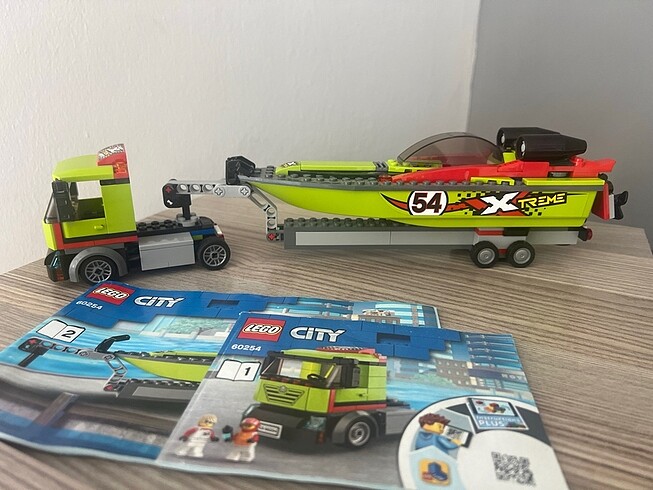 Beden Lego city yarış teknesi taşıyıcı