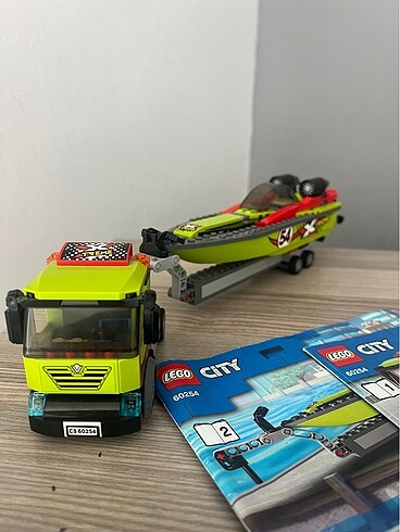 Beden Renk Lego city yarış teknesi taşıyıcı