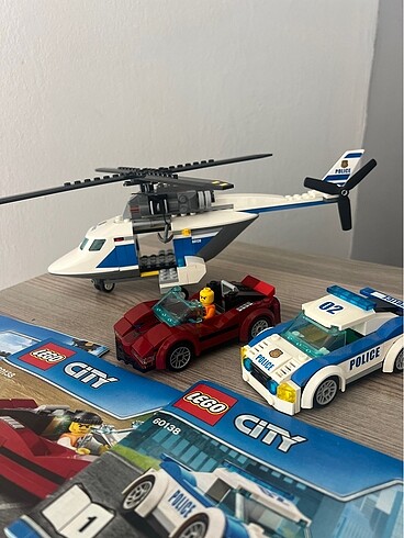 Lego polis helikopter seti