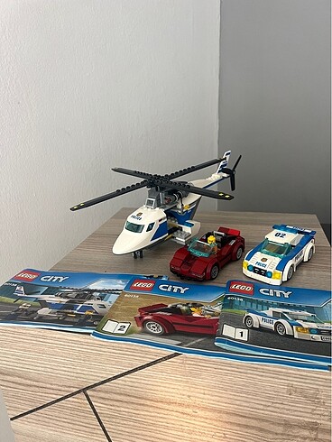  Beden Lego polis helikopter seti