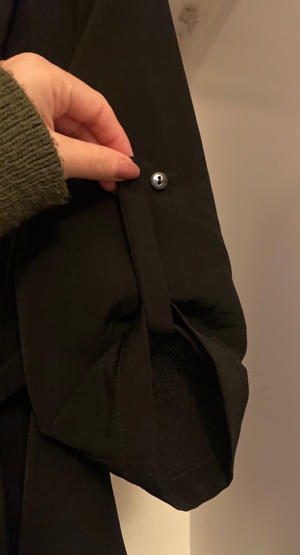 Uzun Siyah Kadın tulum - Görsel 4