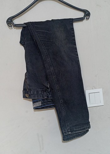 Zara Koyu Gri Denim Jean