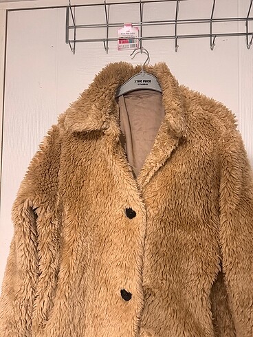 Bershka sarı kürk