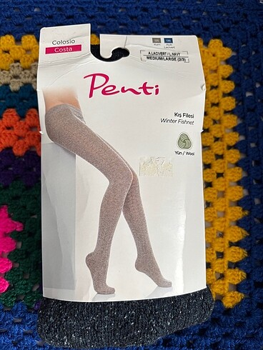 Penti yün çorap