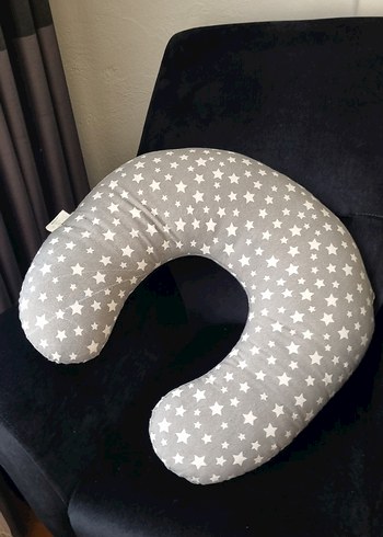 Gri Yıldız Desenli Emzirme ve Hamile Yastığı - Görsel 2