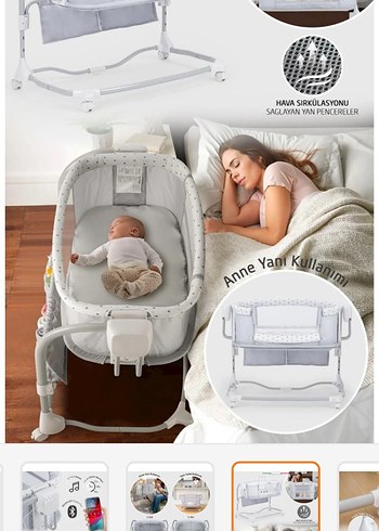 Elele Nova 3in1 Beşik Yatak - Görsel 18