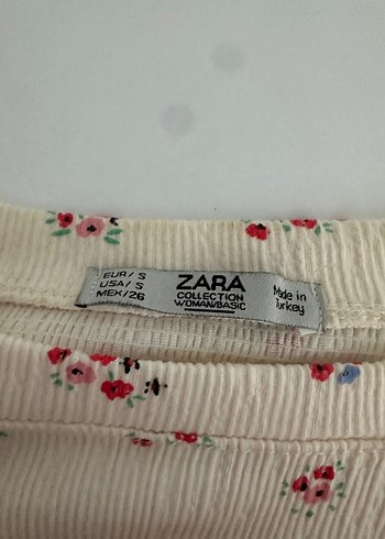 Kısa Kollu Baskılı Beyaz Kız Tişörtü - Görsel 6