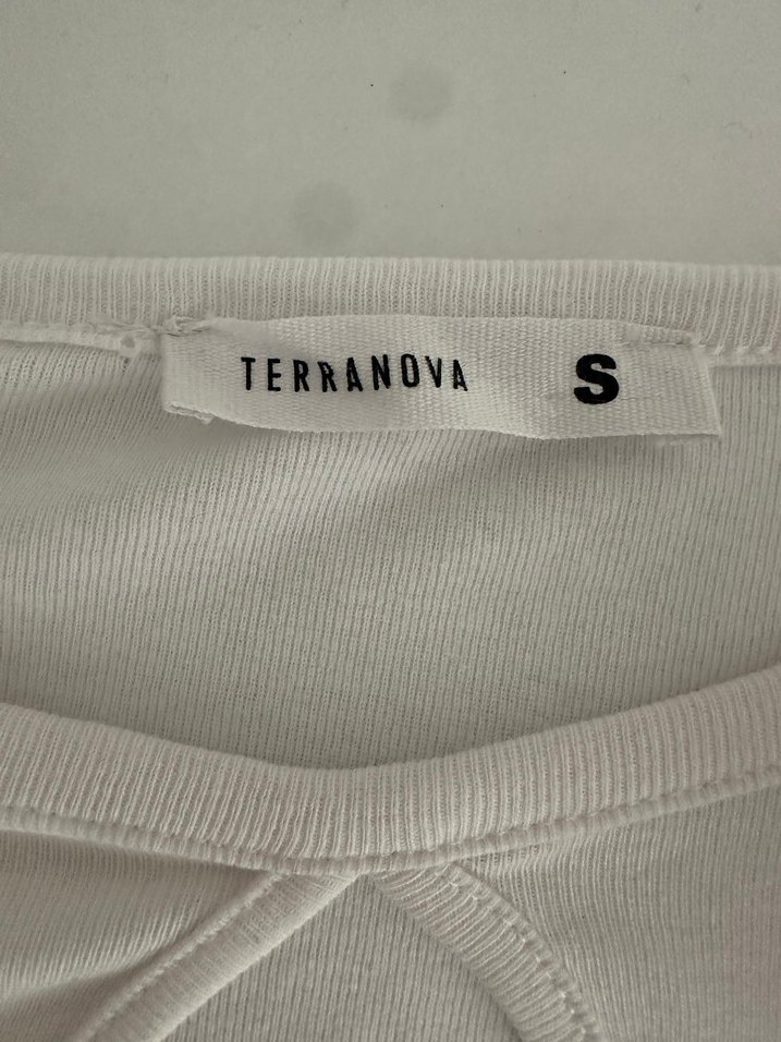 Baskılı Kısa Kollu Kadın Beyaz Tişört - Görsel 4