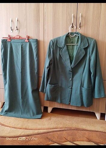 Vintage Yeşil Ceket 44 Beden