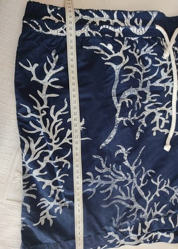 Bohem Desenli Lacivert Erkek Mayo Şortu - Görsel 5