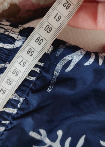 Bohem Desenli Lacivert Erkek Mayo Şortu - Görsel 7