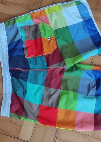 Renkli Erkek Deniz Şortu - Görsel 5