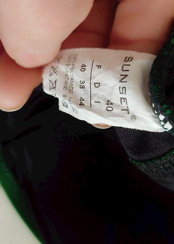 sunset Tokalı Yeşil Midi Mayo - Görsel 4