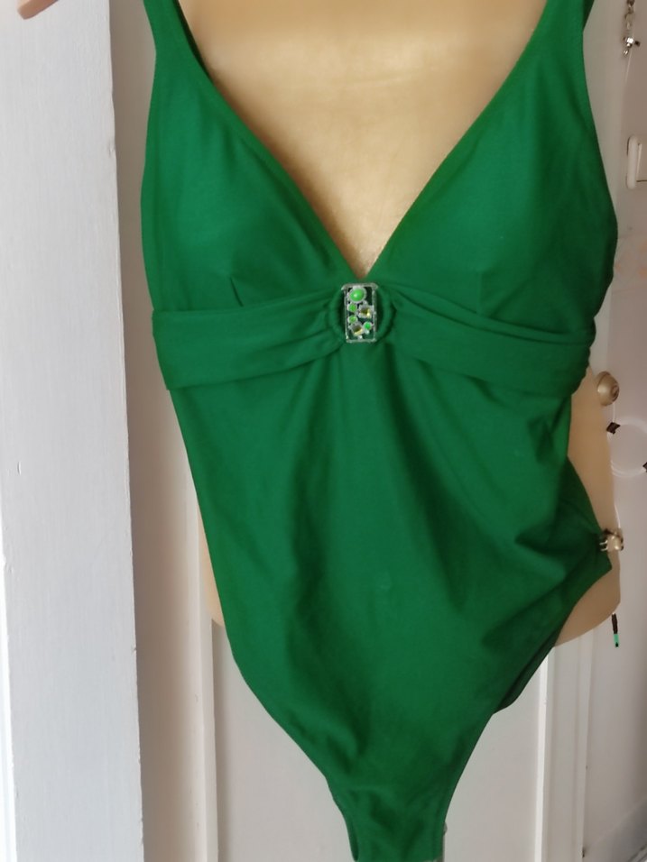 sunset Tokalı Yeşil Midi Mayo - Görsel 2