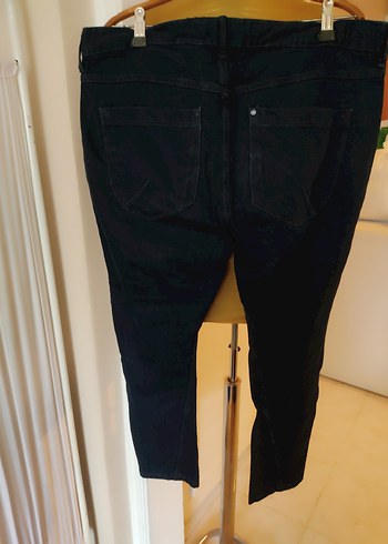 Erkek Siyah Bol Kesim Denim Pantolon - Görsel 3