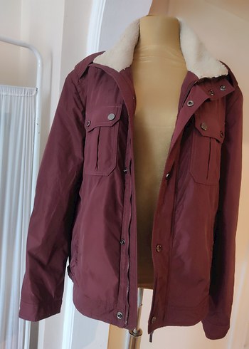 Bordo Düğmeli Erkek Ceket - Görsel 5