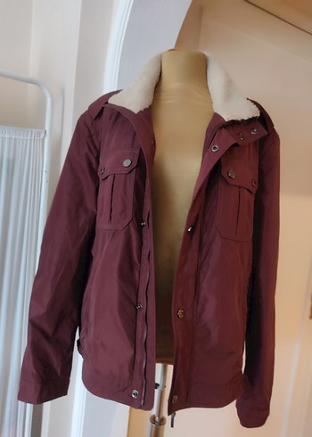 Bordo Düğmeli Erkek Ceket - Görsel 4