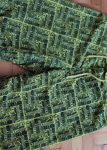 Yeşil Bohem Desenli Erkek Mayo - Görsel 2