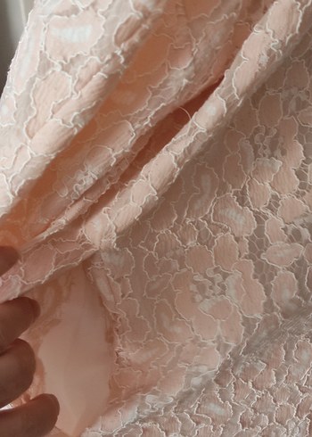 Dantel Detaylı Pembe ceket - Görsel 9