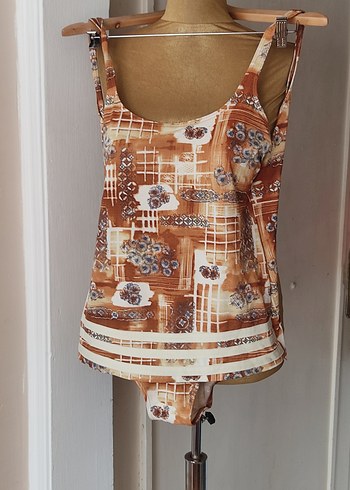 Bohem Tie-Dye Mini Kolsuz Mayo