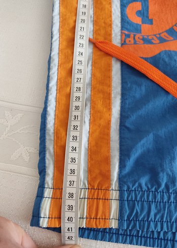 Mavi Kemerli Mini Erkek Mayo - Görsel 11