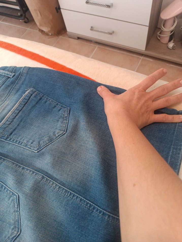 Mavi Rahat Kesim etek - Görsel 4