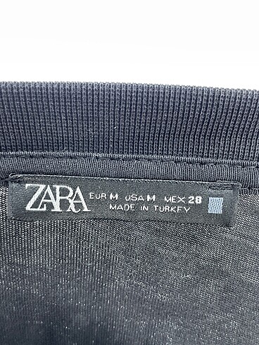 m Beden siyah Renk Zara T-shirt %70 İndirimli.