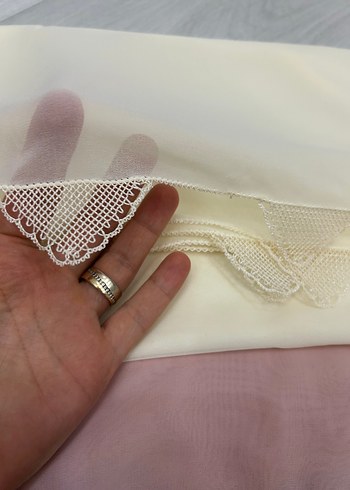 Dantel Detaylı Kadın Şal - Görsel 6