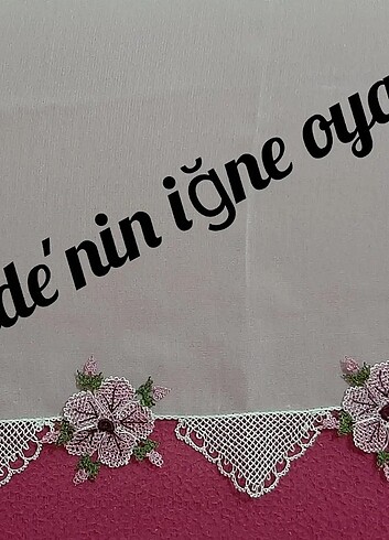 Beden İğne oyası namaz örtüsü