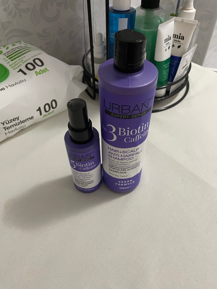 Urban Care 3 Biotin Kafein Saç Bakım Seti - Görsel 2