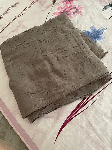 Pamuklu kırışık şal