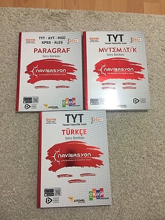 Rasyonel yayınları tyt kitap seti (3 kitap dahil)